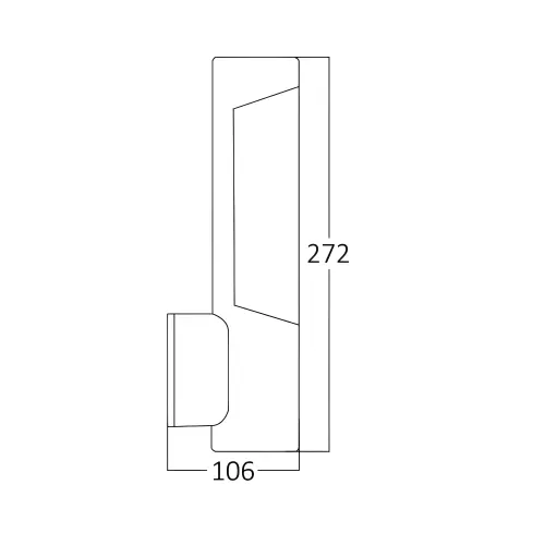 Braytron LED Zidna Svetiljka 7W 3000K IP54 BG43-00902