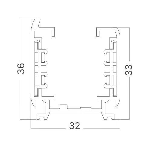 Braytron Šina 2M Trofazna Crna BY40-00221