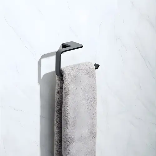 Tatay Držač peškira Zidni Onyx 185X7X9CM ALUMINIJUM Crna 