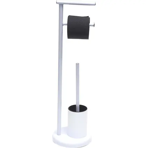 Tendance Držač toalet papira i wc četke 67X19 CM METAL Bela