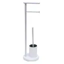 Tendance Držač toalet papira i wc četke 67X19 CM METAL Bela