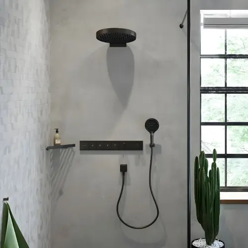 Hansgrohe RAINFINITY 130 tuš ručica 3F Brushed Black CHROME 26864340