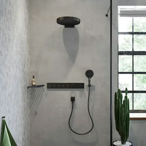 Hansgrohe RAINFINITY 130 tuš ručica 3F Brushed Black CHROME 26864340
