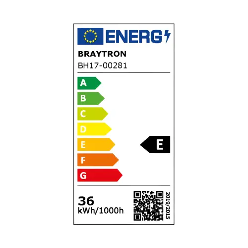 Braytron LED Plafonjera Okrugla 36W Crni CCT IP20 BH17-00281
