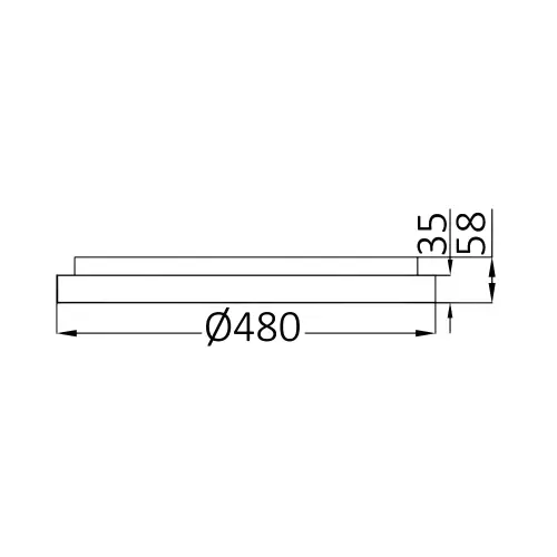 Braytron LED Plafonjera Okrugla 36W Crni CCT IP20 BH17-00281