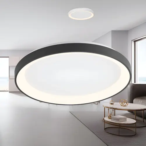 Braytron LED Plafonjera Okrugla 36W Crni CCT IP20 BH17-00281
