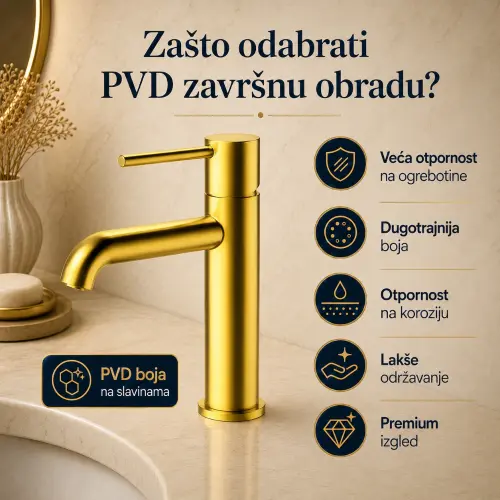 Giusta Ultima za lavabo M size gold Polished 71101GP0