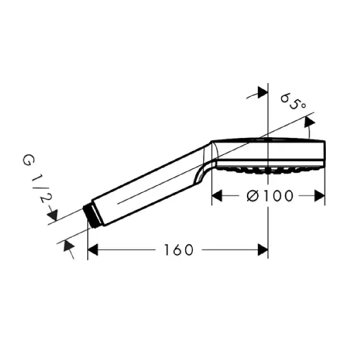 Hansgrohe Crometta 1JET tuš ručica 26331400