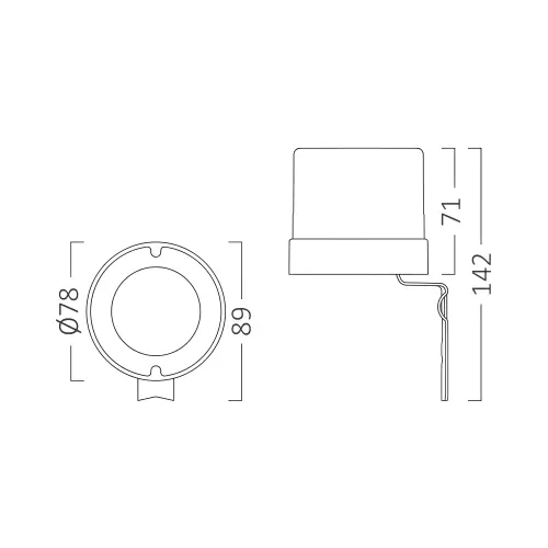 Braytron Senzor Foto Ćelija 25A IP44 BY31-03040
