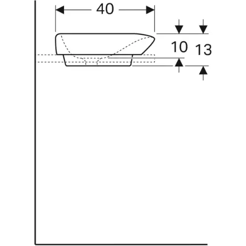 Geberit MyDay lavabo 60cm 245460600
