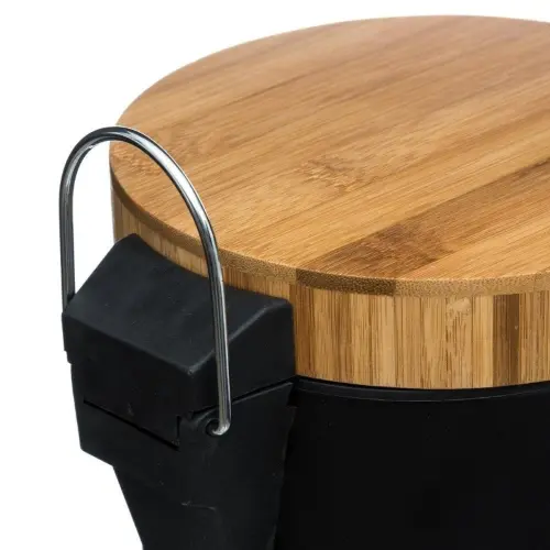 Five kanta za smeće NATUREO 3L na pedalu 17X255CM METAL/BAMBUS Crna 