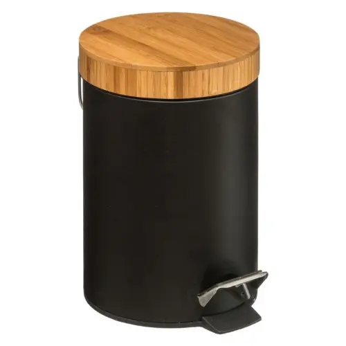 Five kanta za smeće NATUREO 3L na pedalu 17X255CM METAL/BAMBUS Crna 