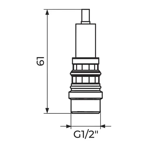 Rosan Prebacivač za 133, J33,JB33,JP33,JC33,JZ33,JO33,JQ33 PREB133 - tehnički crtež