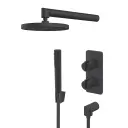 Rosan S3 Black termostatska uzidna za tuš kadu 331601B