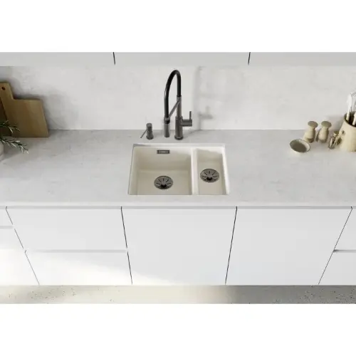 Blanco dvodelni dodatak sifonu saten dark steel 206901