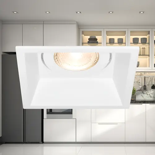 Braytron GU10 Ugradna Rozetna Kvadratna Bela BH03-04020