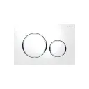 Geberit tipka Sigma 20 Bela/sjajna hrom/bela 115.882.KJ.1