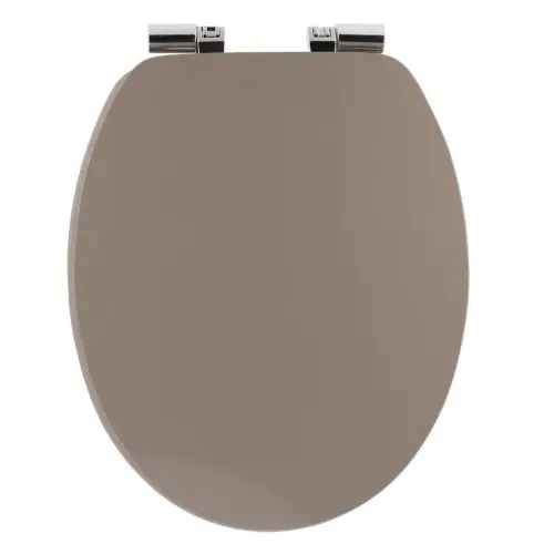 Tendance Wc daska mdf sa metalnim okovima soft close 37,5x46 cm sivo smeđa