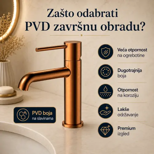 Giusta Ultima za lavabo M size Copper Brushed 71101CB0