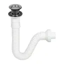 Texo Flex sifon L - JEDNODELNI CLICK-CLACK ABS