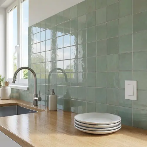 Marazzi Crogiolo Zellige 10X10 Turchese Lux M5P4