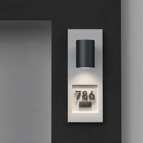 Braytron LED Zidna Svetiljka 1X9W Sivi CCT IP65 BG38-02482