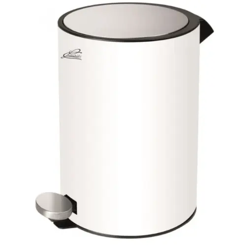 Inter Ceramic Kupatilska kanta sa pedalom 5 l fr line 22,6x30x32 bela