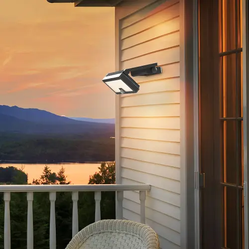 Braytron Solarna Zidna Svetiljka 10W Crni CCT IP54 BG36-00381