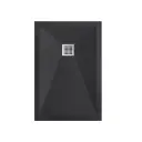Astral Stone Tuš kada 120x80 - Liveni mermer Crna 