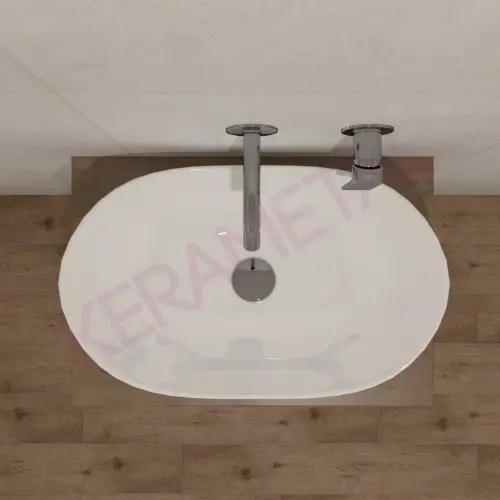 Elegant 610x380/150mm nadgradni lavabo bez rupe