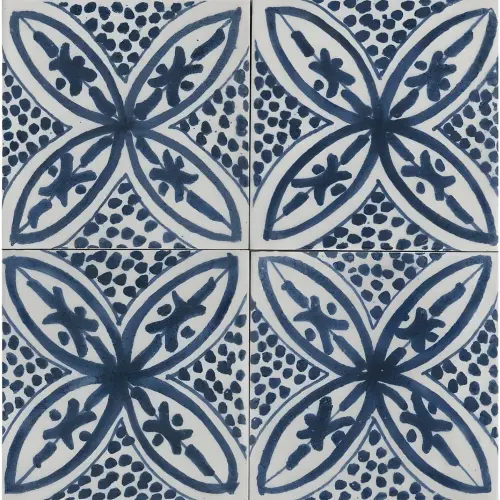 Marazzi Memoria Decor Tappeto 3 Blu Lux 15x15cm MANJ