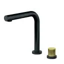 Rosan S2 Black gold Baterija podgradna za lavabo jednoručna - Visoka 230409BG