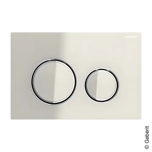 Geberit tipka Sigma 21 hromirana boja metala peščano Siva 115.884.JL.1