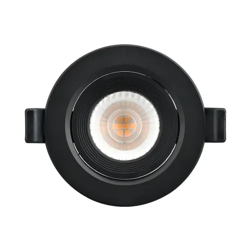 Braytron LED Spot Svetiljka Okrugla 7W Crna 3000K BD02-00701