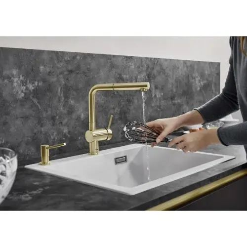 Blanco LINUS-S zlatno saten 526684
