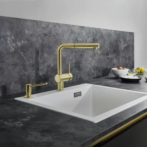 Blanco LINUS-S zlatno saten 526684
