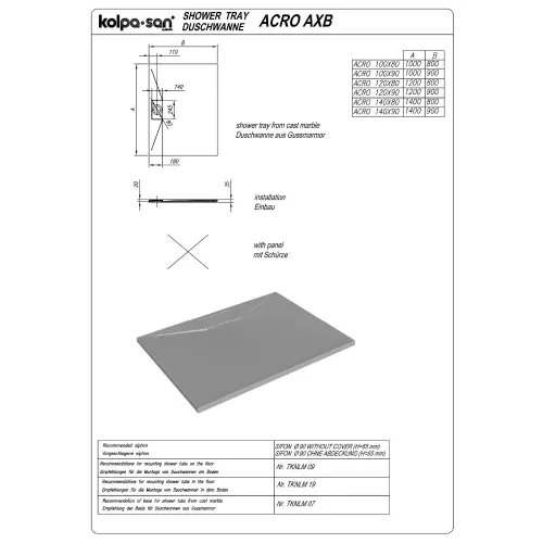 Kolpa Acro 140x90