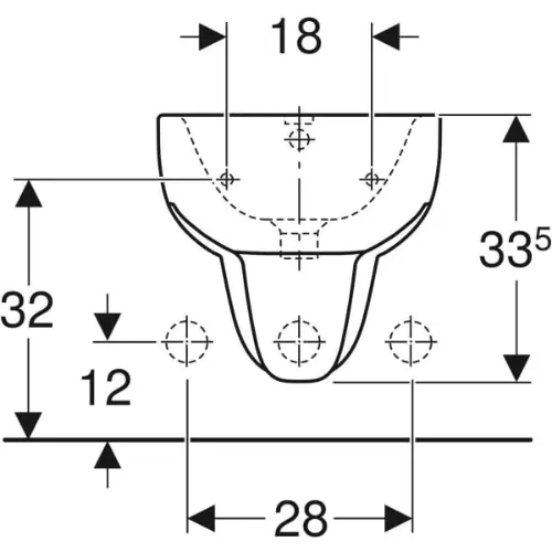 Geberit Smyle bide konzolni 500.216.01.1