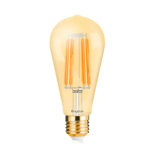 Braytron Dimabilna LED Filament Sijalica ST64 6W E27 Amber 2200K BB46-60620