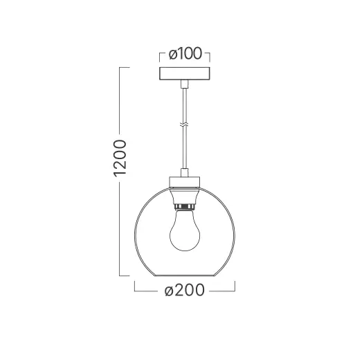 Braytron Visilica E27 Smoke BV01-00050