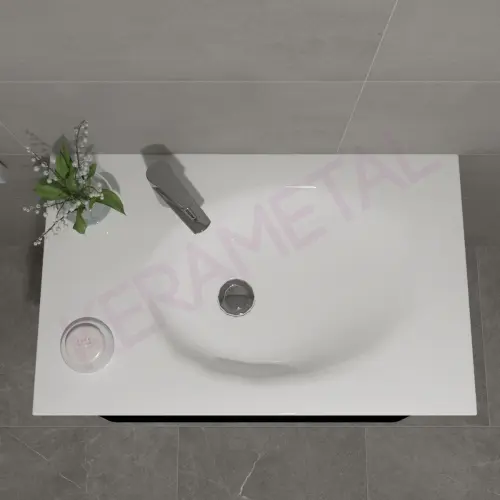 Kolpa Malaya ormarić sa umivaonikom OUM 80cm Dark gray 573600