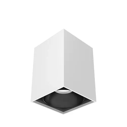 Braytron GU10 Nadgradni Spot Kvadratni Beli BH04-30110