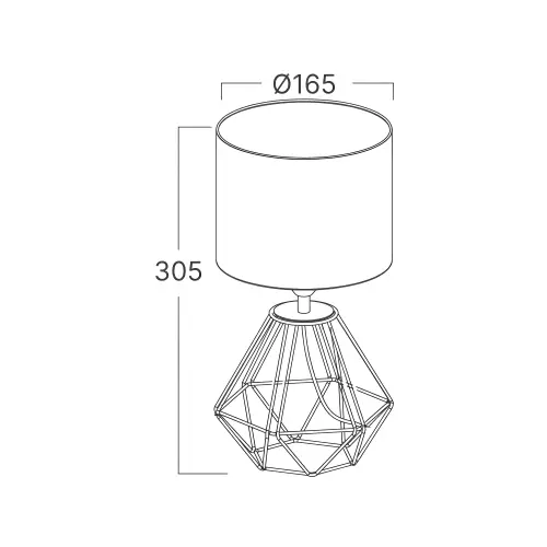 Braytron Stona Lampa E14 Beli BV06-00012
