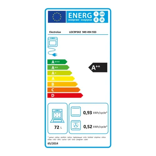 Electrolux rerna LOC9P3XZ