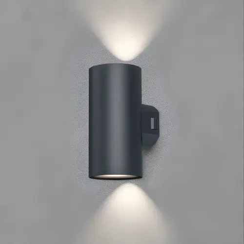 Braytron LED Zidna Svetiljka Double 2X9W Sivi CCT IP65 BG38-02582