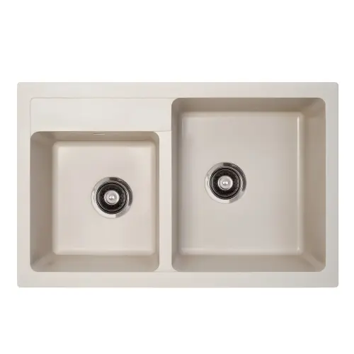 Metalac X Granit Quadro PLUS 2D 780X500 fi 90 sa sifonom Šampanjac 175433