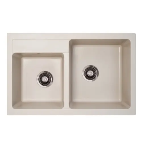 Metalac X Granit Quadro PLUS 2D 780X500 fi 90 sa sifonom Šampanjac 175433