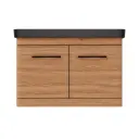 Pino Art ormarić sa umivaonikom Black Luxor 80V Drvo 1180