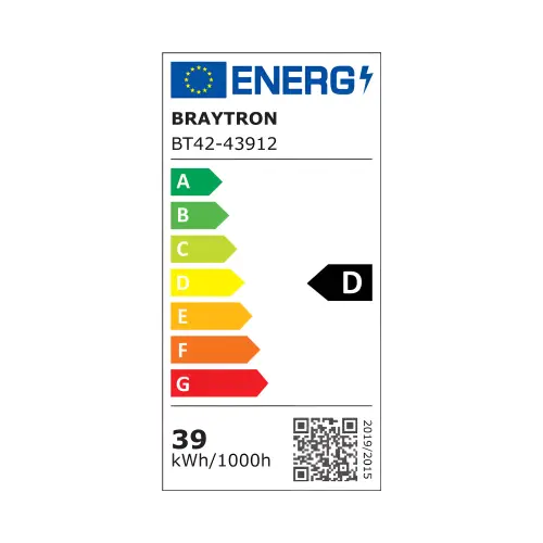 Braytron LED Ulična Svetiljka 39W Siva 4000K IP66 BT42-43912