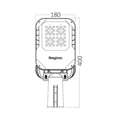 Braytron LED Ulična Svetiljka 39W Siva 4000K IP66 BT42-43912